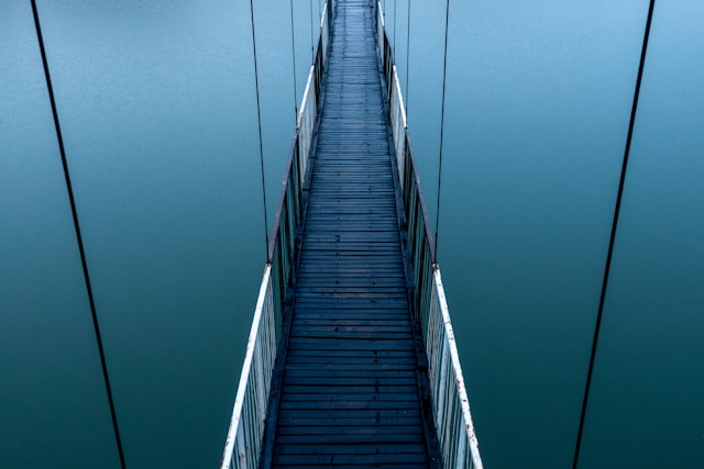 Bridge over an body of water